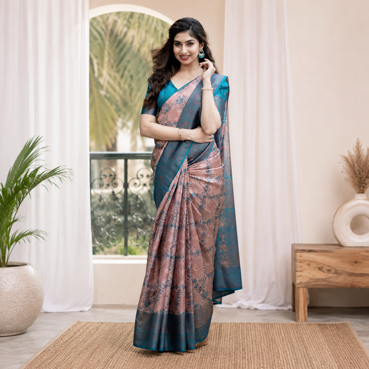 Soft Lichi Silk Sarees
