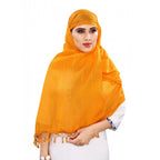 Seduva Women's Cotton Silk Strips Printed Dupatta (Musterd Yellow, Length:2-2.4 mtr)