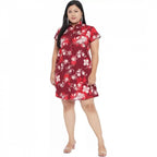 Seduva Women's Shirt Maroon Dress (Maroon)