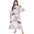 Seduva Women's Fit And Flare White Dress (White)