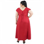 Seduva Women's Fit And Flare Maroon Dress (Maroon)