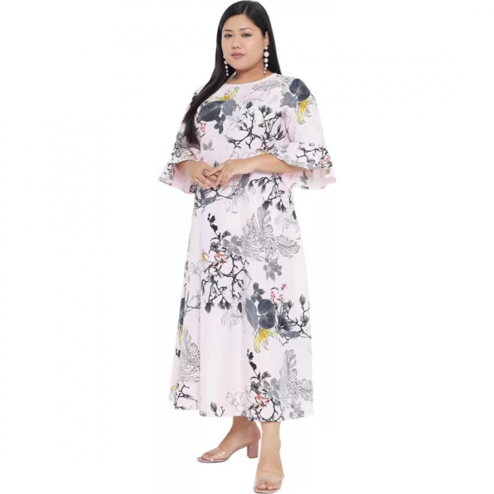 Seduva Women's Fit And Flare White Dress (White)