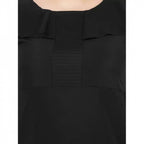 Seduva Women's Fit And Flare Black Dress (Black)