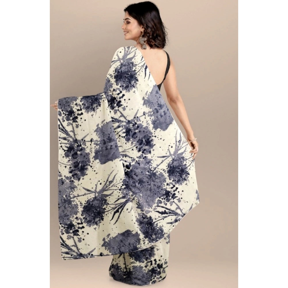 Seduva Women's Joya Silk Saree with Blouse (Black, 5-6 Mtrs)