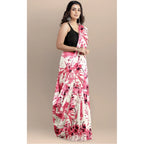 Seduva Women's Joya Silk Saree with Blouse (Pink, 5-6 Mtrs)