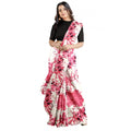 Seduva Women's Joya Silk Saree with Blouse (Pink, 5-6 Mtrs)