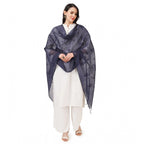Seduva Women's Cotton Embroidered Dupatta (Dark Blue, Length:��2.25 to 2.50 Mtr)