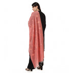 Seduva Women's Cotton Embroidered Dupatta (Peach, Length:��2.25 to 2.50 Mtr)