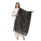 Seduva Women's Cotton Embroidered Dupatta (Black, Length:��2.25 to 2.50 Mtr)