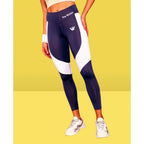 Seduva Women's Polyster Solid Sport Leggings (Purple)
