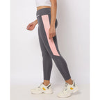 Seduva Women's Polyster Solid Sport Leggings (Grey)
