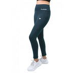 Seduva Women's Polyster Solid Sport Leggings (Blue)