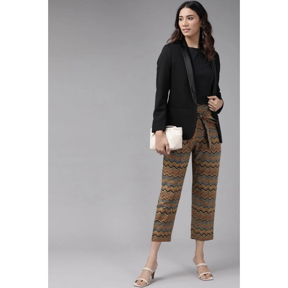 Seduva Women's Casual Printed Cotton Trouser Pant (MultiColor)