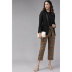 Seduva Women's Casual Printed Cotton Trouser Pant (MultiColor)