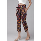 Seduva Women's Casual Printed Cotton Trouser Pant (MultiColor)