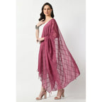 Seduva Women's Chanderi Self Design Dupatta (Levender, Length:��Free Size)