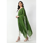 Seduva Women's Chanderi Self Design Dupatta (Mehandi, Length:��Free Size)