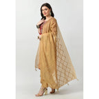 Seduva Women's Chanderi Self Design Dupatta (Gold, Length:��Free Size)