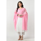 Seduva Women's Chanderi Self Design Dupatta (Pink, Length:��Free Size)