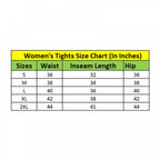 Seduva Women's Polyester Solid Ankle length High Waisted Tights (Black)