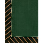 Seduva Women's Chiffon Self Design Saree With Unstitched Blouse 5.5Mtr (Green)