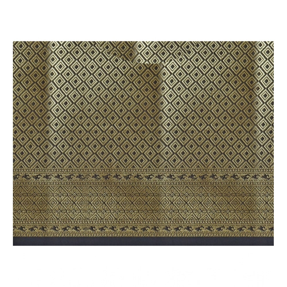 Seduva Women's Jacquard Woven Saree With Unstitched Blouse 5.5Mtr (Red)