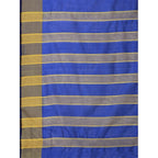 Seduva Women's Cotton Silk Striped Saree With Unstitched Blouse 5.5Mtr (Multicolor)
