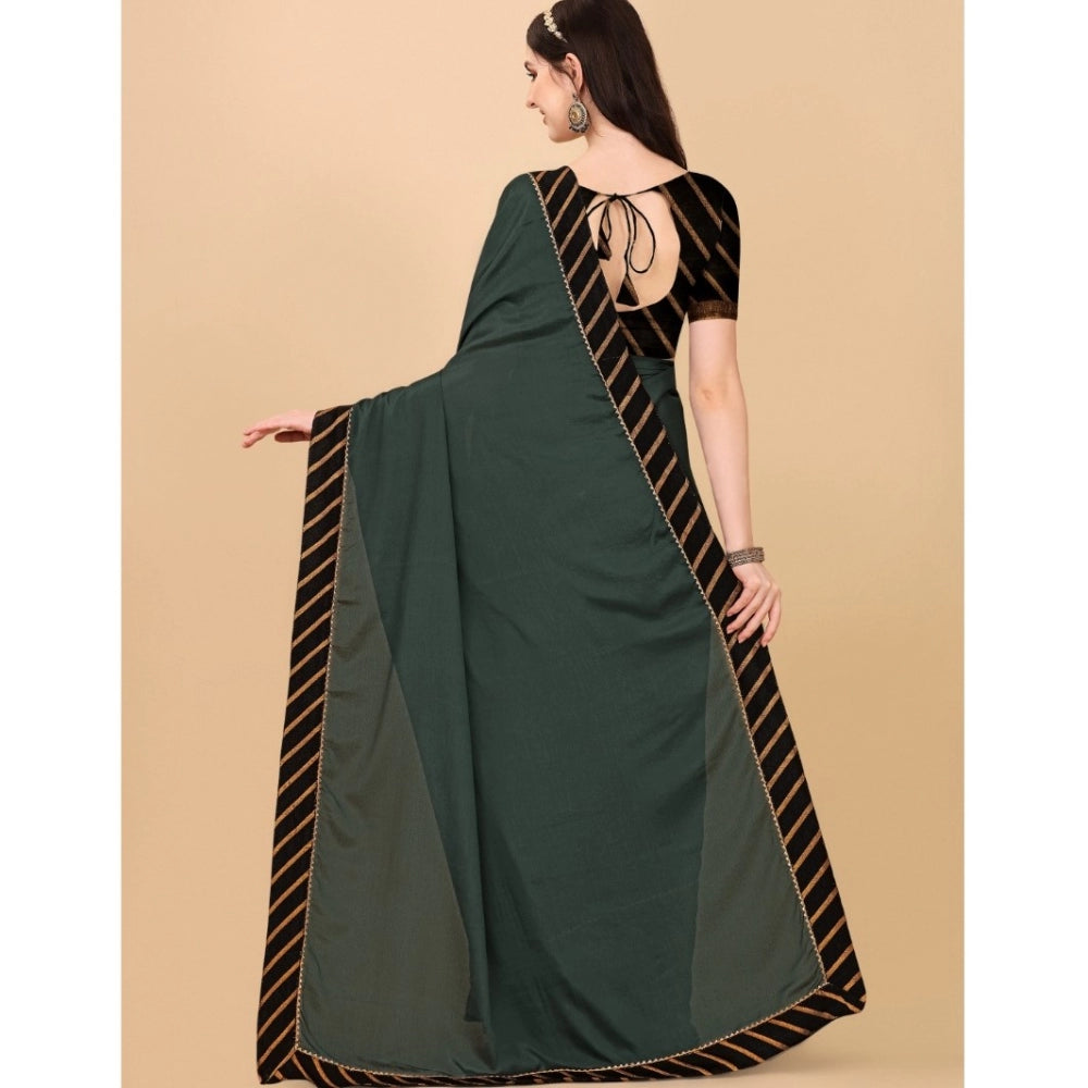 Seduva Women's Chiffon Self Design Saree With Unstitched Blouse 5.5Mtr (Grey)
