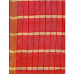 Seduva Women's Cotton Silk Checkered Saree With Unstitched Blouse 5.5Mtr (Blue)