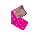 Seduva Women's Silk Blend Woven Saree With Unstitched Blouse 5.5Mtr (Pink)