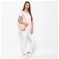 Seduva Women's Denim Solid Buttoned Jeans (White)
