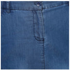 Seduva Women's Denim Washed Buttoned Skirt (Blue)