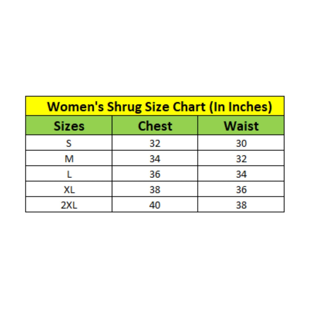 Seduva Women's Polyester Floral 3-4th Sleeves Shrug (Multicolor)