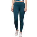 Seduva Women's Polyester Solid Ankle Length High-Rise Tights (Green)