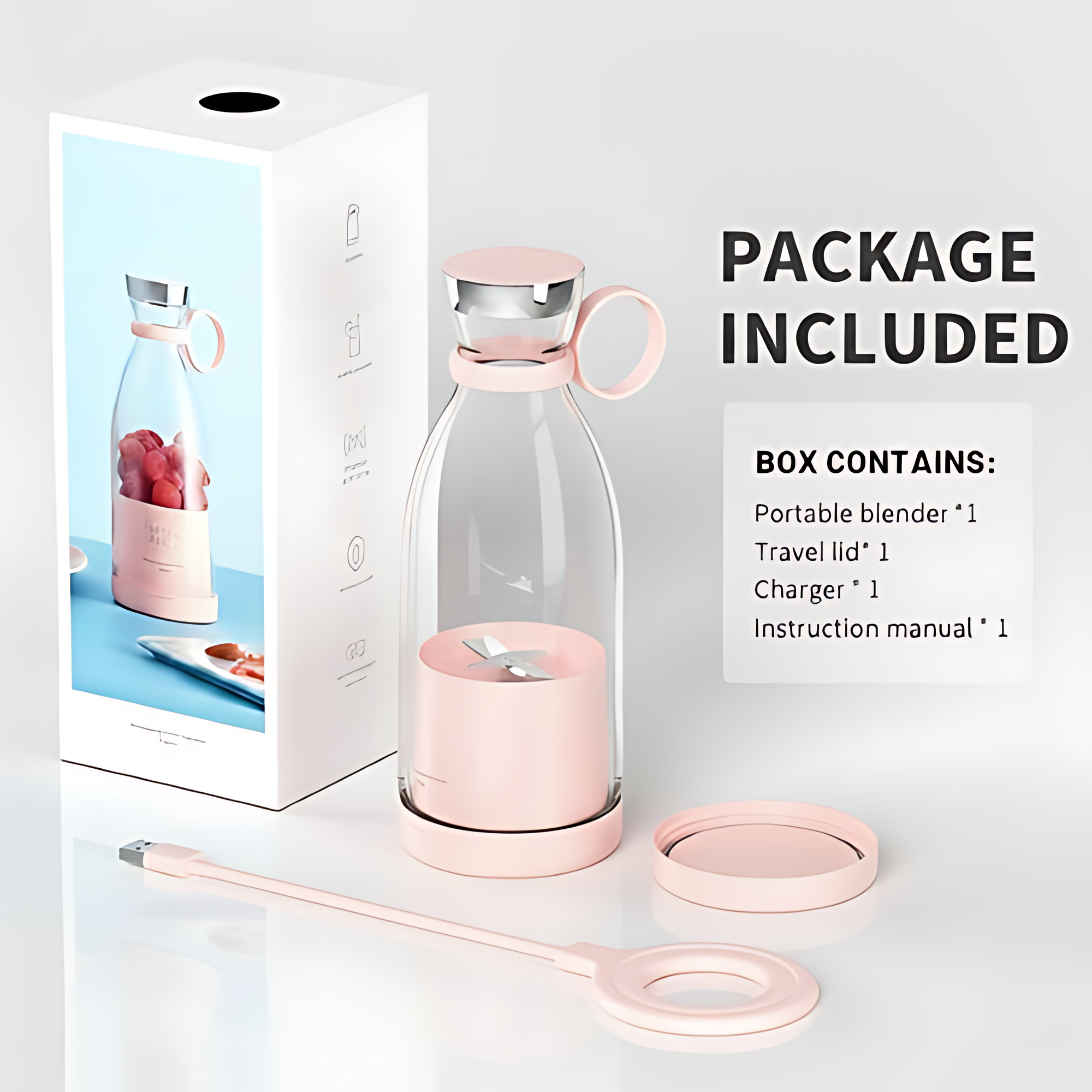 JuiceGo™ Portable Blender Bottle For Smoothies & Shakes