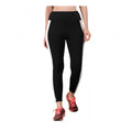 Seduva Women's Polyester Solid Ankle length High Waisted Tights (Black)