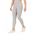 Seduva Women's Polyester Solid Ankle length High Waisted Tights (Grey)