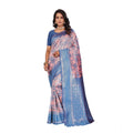 Seduva Women's Banarasi Silk Jaquard Woven Saree With Unstitched Blouse 5.5Mtr (Pink)
