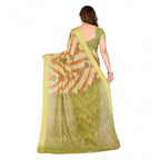 Seduva Women's Georgette Printed Saree With Unstitched Blouse 5.5Mtr (Multicolor)