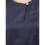 Seduva Women's Casual Crepe Sleeveless Jump Suit (Navy Blue)