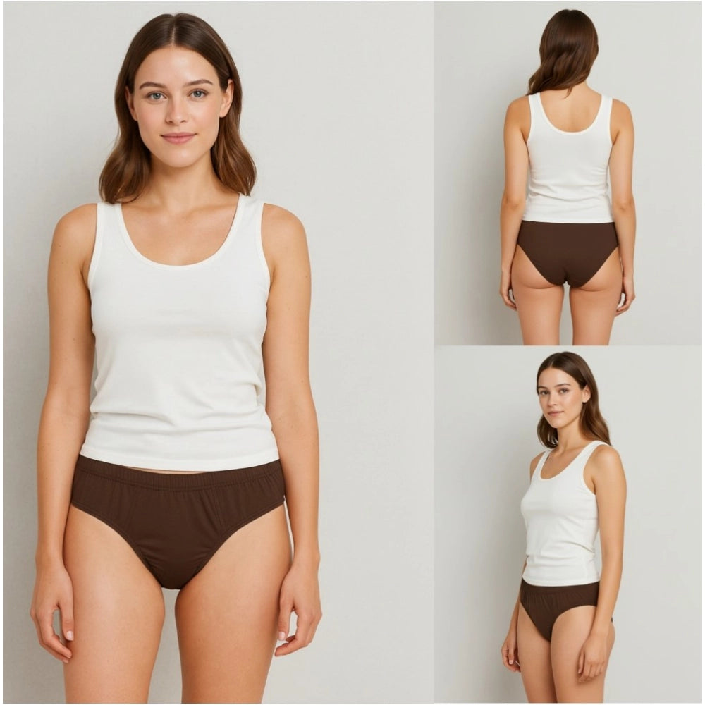 Seduva Pack of_3 Women's Cotton Solid Hipster Panty (Multicolor)
