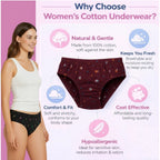 Seduva Pack of_3 Women's Cotton Printed Hipster Panty (Multicolor)