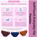 Seduva Pack of_3 Women's Cotton Printed Hipster Panty (Multicolor)