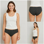 Seduva Pack of_3 Women's Cotton Printed Hipster Panty (Multicolor)