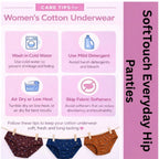 Seduva Pack of_3 Women's Cotton Printed Hipster Panty (Multicolor)