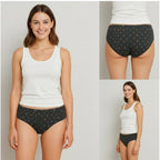 Seduva Pack of_3 Women's Cotton Printed Hipster Panty (Multicolor)