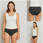 Seduva Pack of_6 Women's Cotton Printed Hipster Panty (Multicolor)