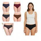 Seduva Pack of_6 Women's Cotton Printed Hipster Panty (Multicolor)