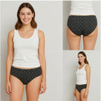Seduva Pack of_12 Women's Cotton Printed Hipster Panty (Multicolor)