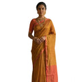 Seduva Women's Cotton Printed Saree With Unstitched Blouse 5.5Mtr (Mustrad)
